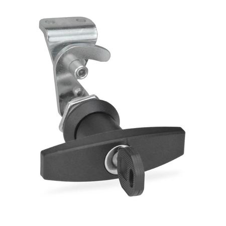 J.W. WINCO JW Winco GN115.8-SUT-18-H1-SW-2 Cam Latch, Hook Style 115.8-SUT-18-H1-SW-2